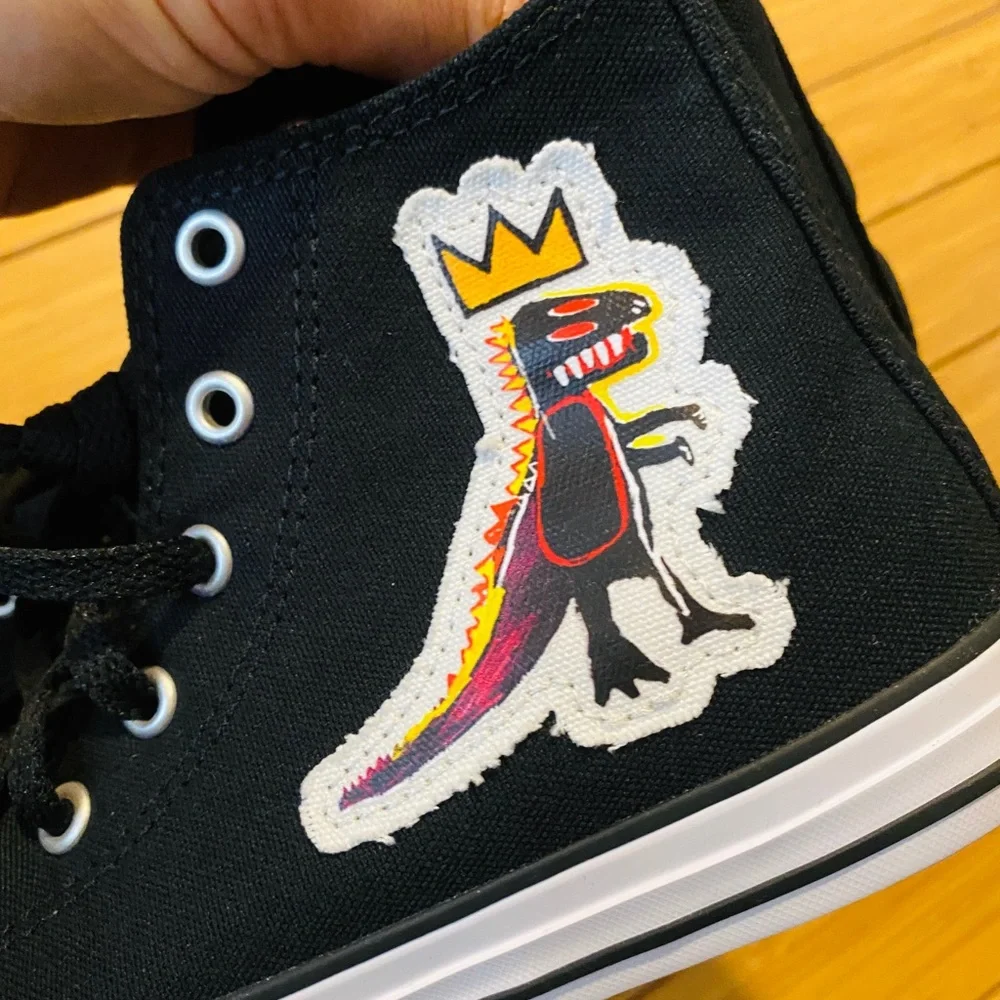 CONVERSE x Jean-Michel Basquiat Kids Chuck Taylor All Star Hi Top Sneake…